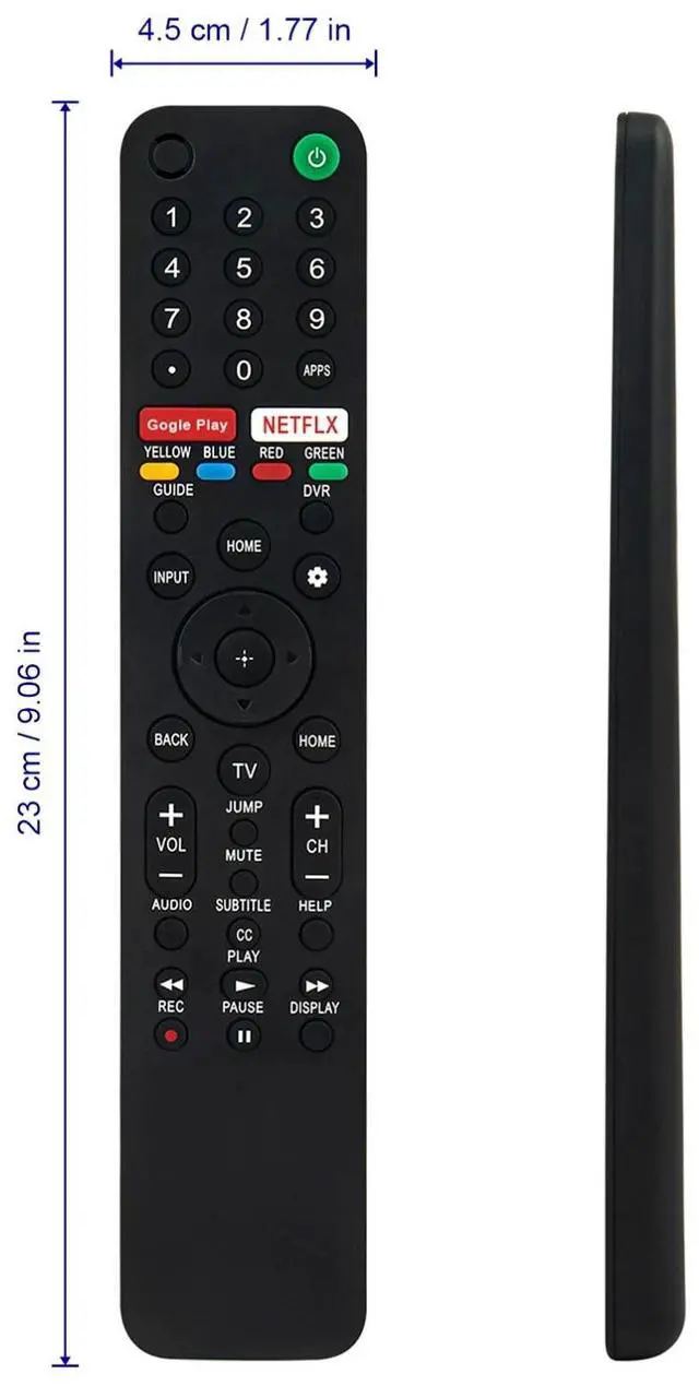 Alt view image 2 of 4 - Tronovia Replace Remote Control for Sony TV XBR-55A9G XBR-65A9G XBR-77A9G XBR-85Z9G RMF-TX600U