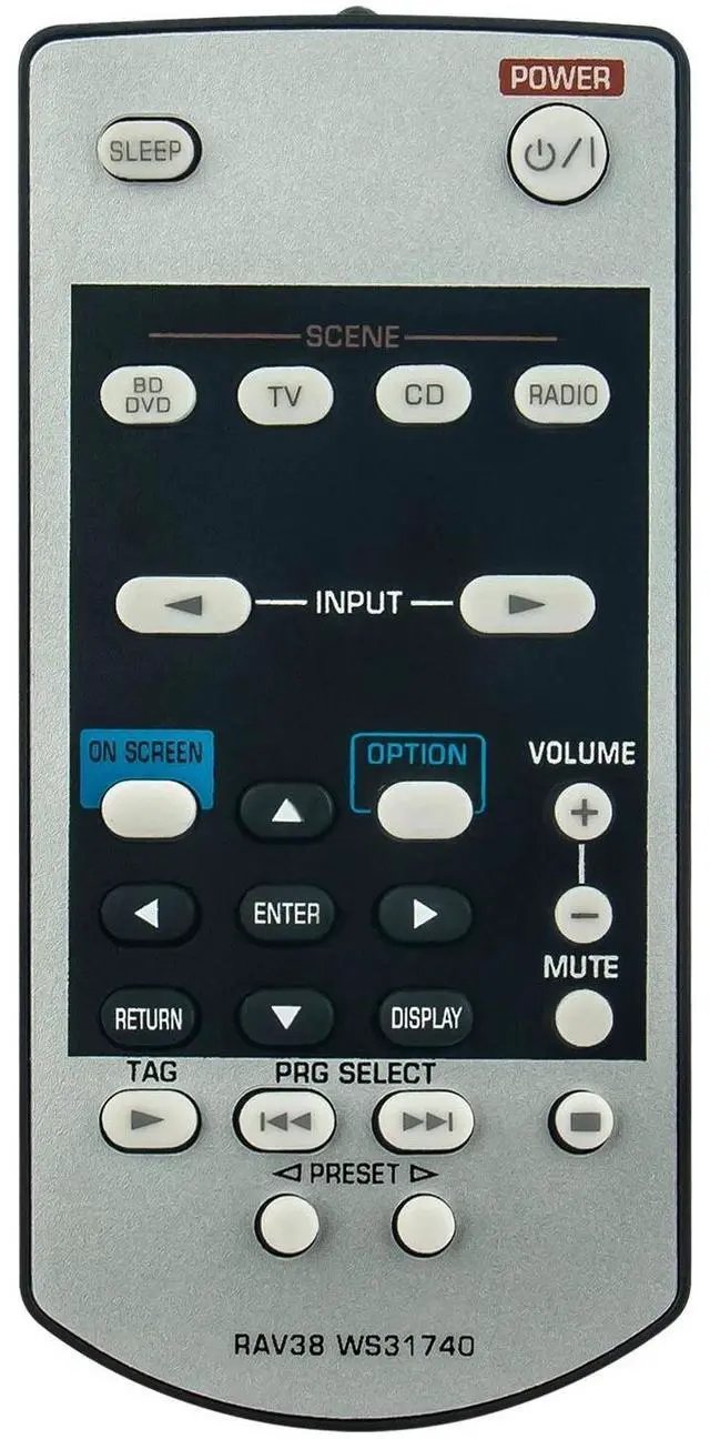 Alt view image 3 of 4 - Tronovia Replace Remote Control for Yamaha RX-V2065 HTR-6295 RX-V2065BL AV Receiver RAV38 WS31740