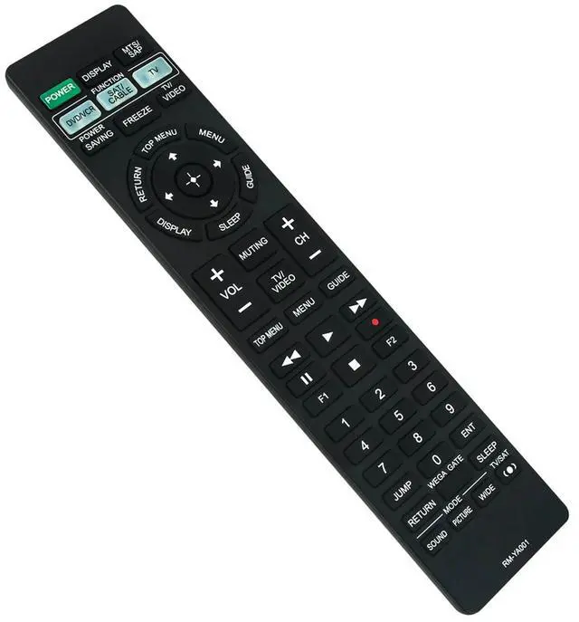 Main image of Tronovia Replace Remote Control for Sony Bravia Wega LCD Color TV KLV-S32A10 KLV-S19A10 RM-YA001