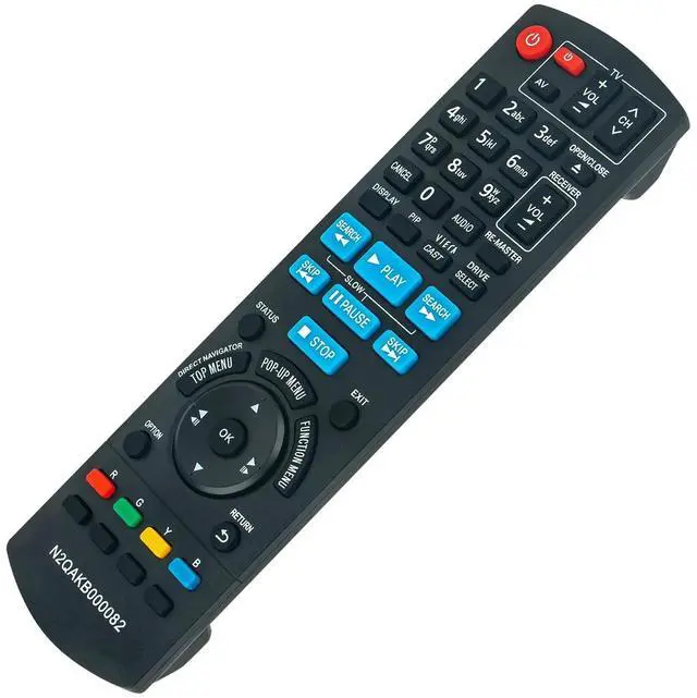 Alt view image 2 of 4 - Tronovia Replace Remote Control for Panasonic Blu-ray Disc DMP-BD65 DMP-BD45 DMPBD85 N2QAKB000082