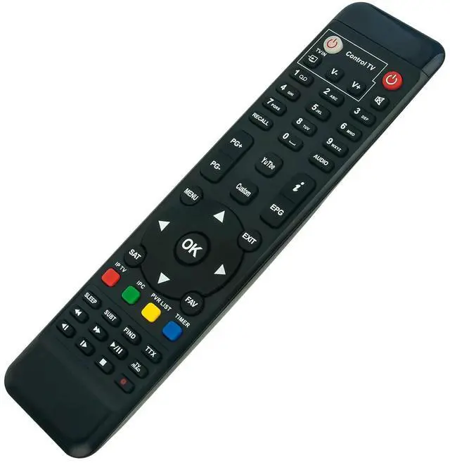 Alt view image 3 of 4 - Tronovia Replace Remote Control for GTmedia Satellite TV Receiver V8 V9 Pro DVB-S2 HD IPTV Box