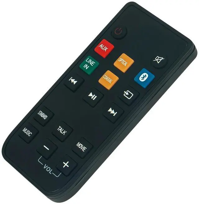 Alt view image 3 of 3 - Tronovia Replace Remote Control for BlackWeb BWA18SB001 37" 2.1-Channel Sound Bar R7114S