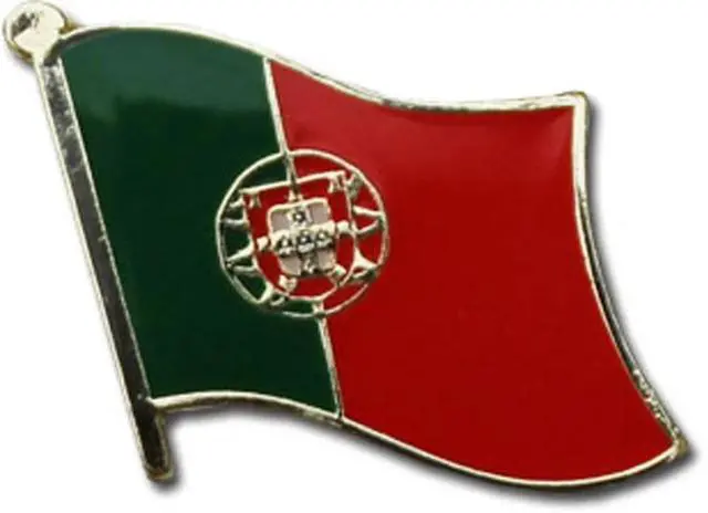 Main image of TRONOVIA Portugal Country Flag Bike Motorcycle Hat Cap lapel Pin