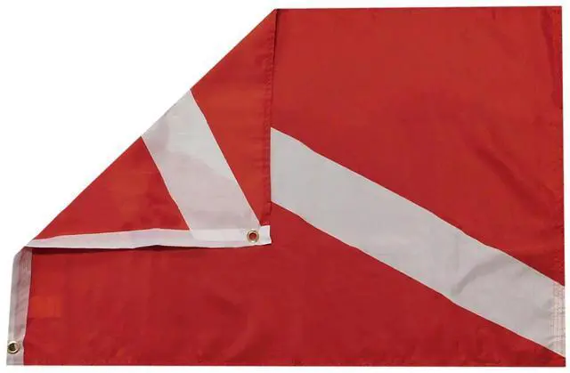 Alt view image 2 of 4 - TRONOVIA DIVER DOWN diving Flag new 2x3 ft superior quality fade resistant usa seller