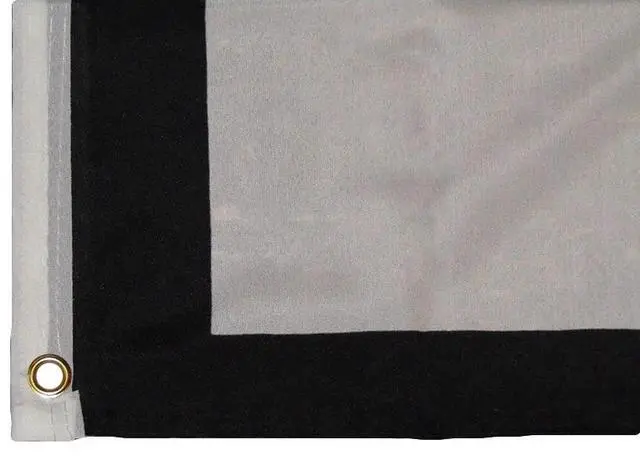 Alt view image 3 of 3 - TRONOVIA 3x5 Black and White Viking Raven Rough Tex Knitted Flag 3'x5' Grommets