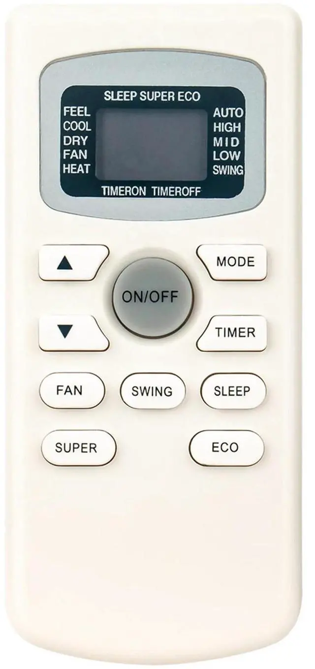 Alt view image 2 of 3 - Tronovia Replace Remote Control for Black Decker Air Conditioner GYKQ-34E BPACT14HWT