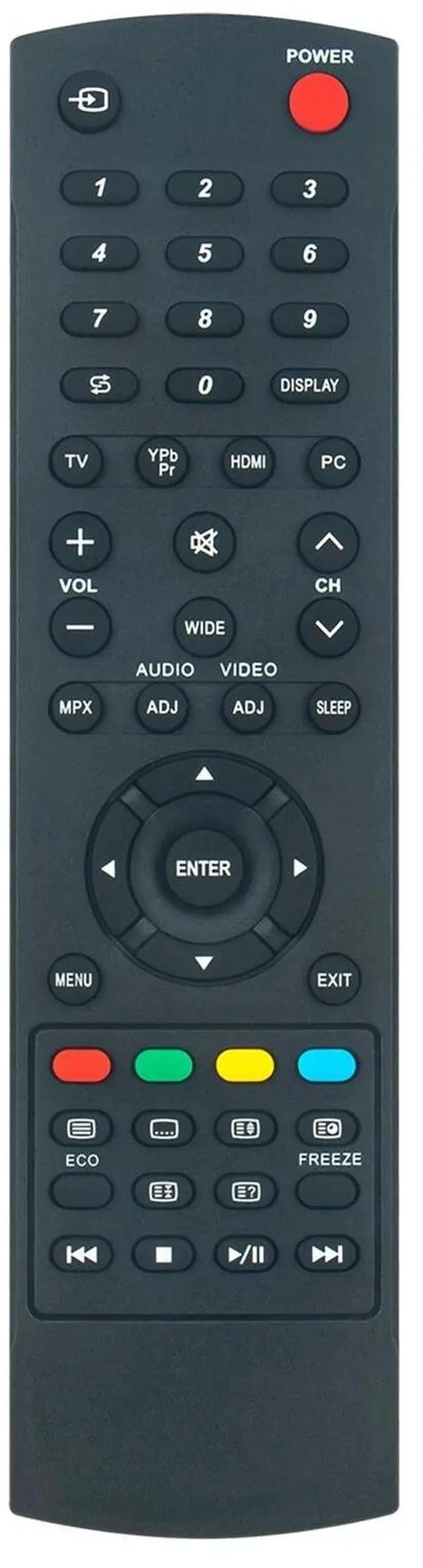 Alt view image 2 of 3 - Tronovia Replace Remote Control for Sharp LCD TV GJ222
