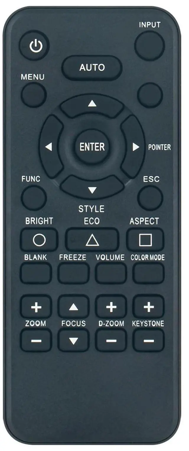 Alt view image 3 of 3 - Tronovia Replace Remote Control for Casio Projector XJ-S10 XJ-S32 XJ-S37 XJ-S42 XJ-S43W