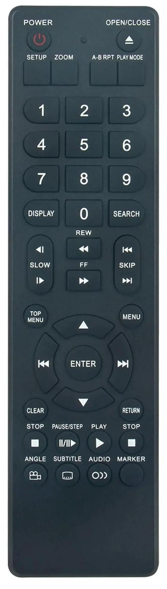 Main image of Tronovia Replace Remote Control for Toshiba DVD CD Player D-K750 D-K750SU SD-K750SU2