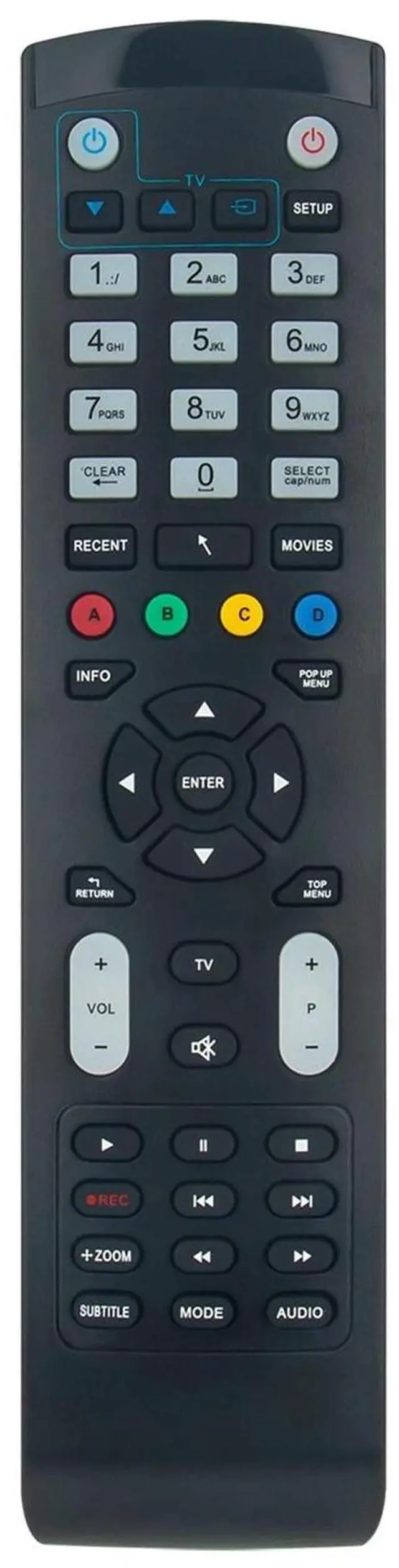 Alt view image 3 of 3 - Tronovia Replace Remote Control for Kartina TV Dune HD Media Player KTD1288