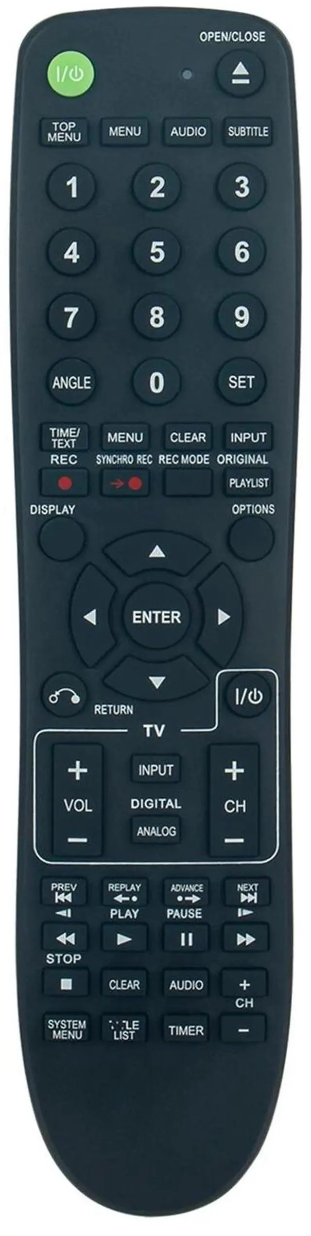 Main image of Tronovia Replace Remote Control for Sony DVD Player Recorder RDR-GX360 RDRGX360