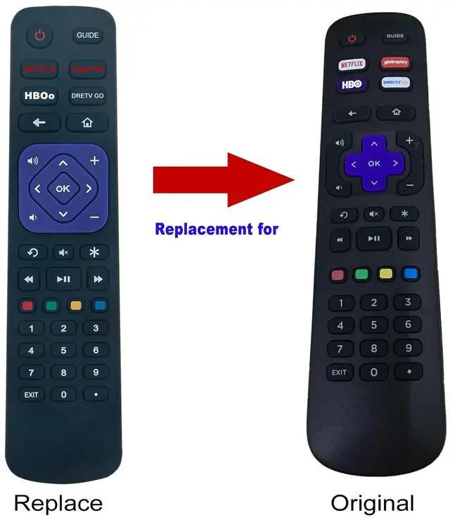 Alt view image 2 of 3 - Tronovia Replace Remote Control for TCL TV RC-NWIR3226001148 40RS520K