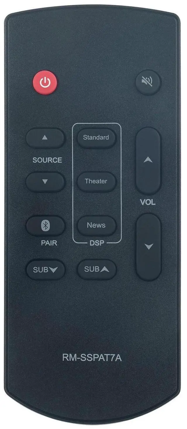 Main image of Tronovia Replace Remote Control for JVC Soundbar Speaker RMSSPAT7A Home Theater System