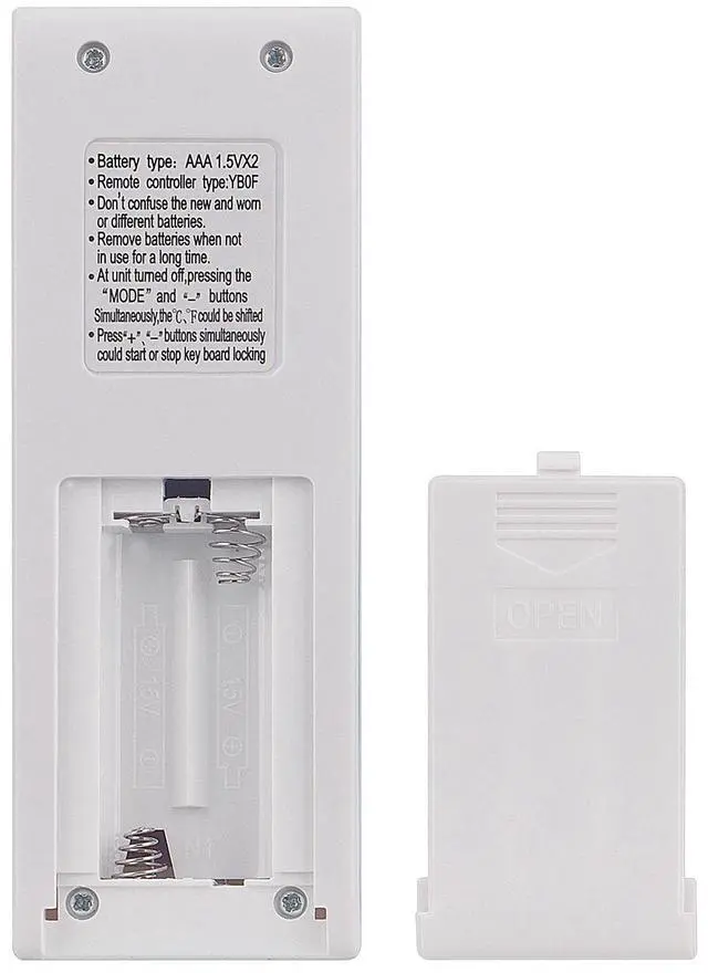 Alt view image 3 of 3 - Tronovia Replace Remote Control for Gree Air Conditioner YB1FA YB1F2 YBOF1 YBOF2 YBOFB Y502K