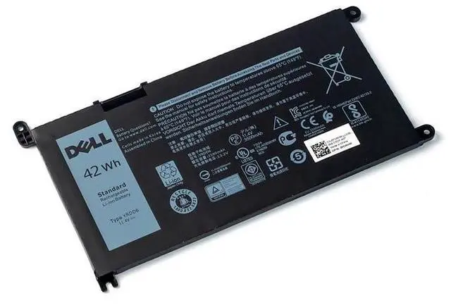 Alt view image 3 of 4 - OEM YRDD6 11.4V 42Wh 3-Cell Battery For DELL Inspiron 3493 3582 3583 3584 3593 3793 5480 5482 5485 5488 5491 5493 5585 5590 5591 5593 5594 5598 ,Vostro 3491 5481 5581 5490 5590,Latitude 3310