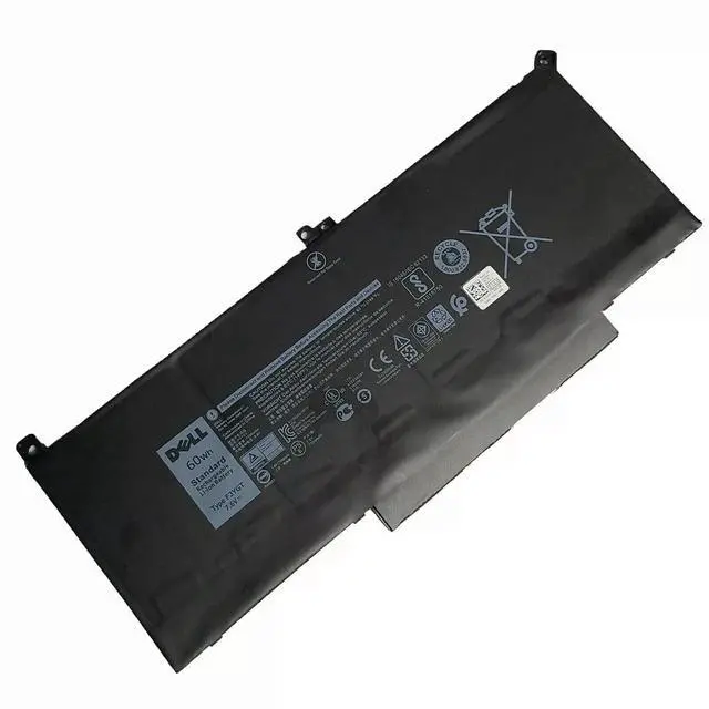 Alt view image 3 of 5 - OEM  F3YGT 60Wh 4-Cell Battery For DELL Latitude 7280 7290 Latitude 7380 7390 Latitude 7480 7490 Notebook Alternant Part Number: DM3WC 0DM3WC 2X39G 02X39G DJ1J0 0NF0H PGFX4 451-BBZL