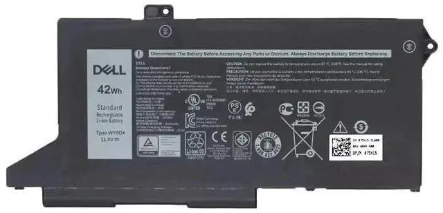 Main image of OEM WY9DX 42Wh Battery For Dell Latitude 5420 5520 Precision 15 3560 Series 758J7 005R42 0M3KCN 01K2CF