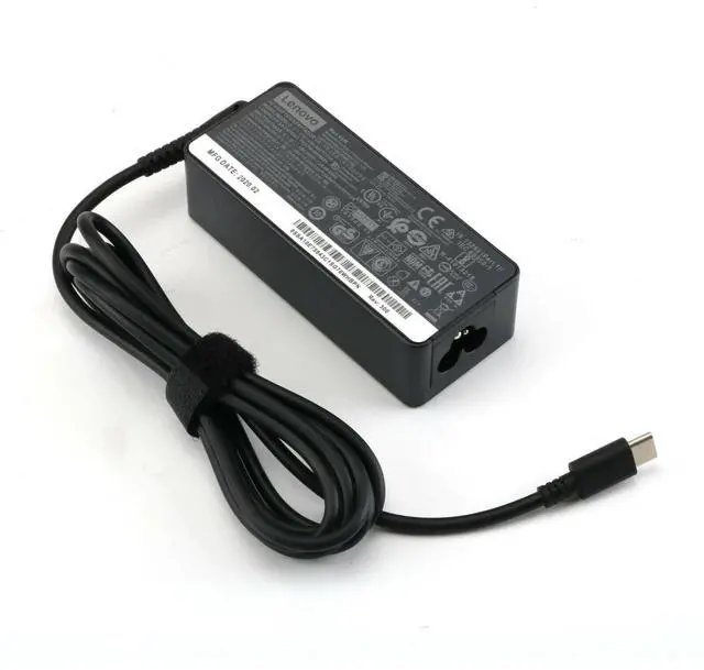 Alt view image 4 of 7 - OEM 45W USB-C Adapter for Lenovo ThinkPad Yoga T480 T580 E490 E580 C630