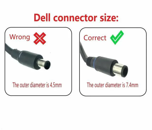 Alt view image 3 of 6 - OEM Dell AC Adapter For Latitude E5400 E6500 E6400 Laptop Charger OEM