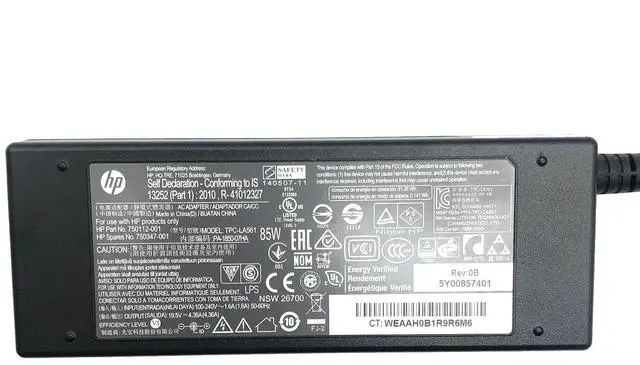 Alt view image 2 of 6 - OEM  HP 85W AC Adapter Power Supply for Thin Client T630 T730 Charger