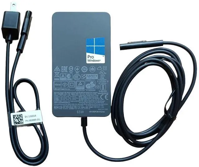 Main image of 65W Microsoft Surface Pro 3 4 5 6 7 Book Laptop Charger Power Adapter 1706 15V4A