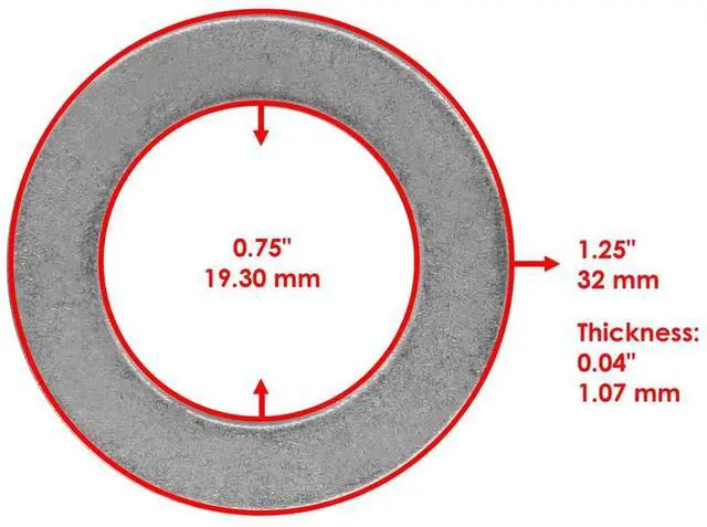 Alt view image 2 of 6 - Tronovia M41361 Steering Washer For John Deere 1023E 2026R 3039R 4120 SST15 X500 XUV835E