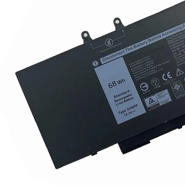 Alt view image 3 of 5 - Tronovia  3HWPP 15.2V 68WH Laptop Battery for Dell Latitude 14 5401 5410 5411 15 5501 5510 5511 Precision 3541 3551 for inspiron 7706 2-in-1 7506 2-in-1 10X1J 1VY7F 451-BCMN N2NLL 3PCVM