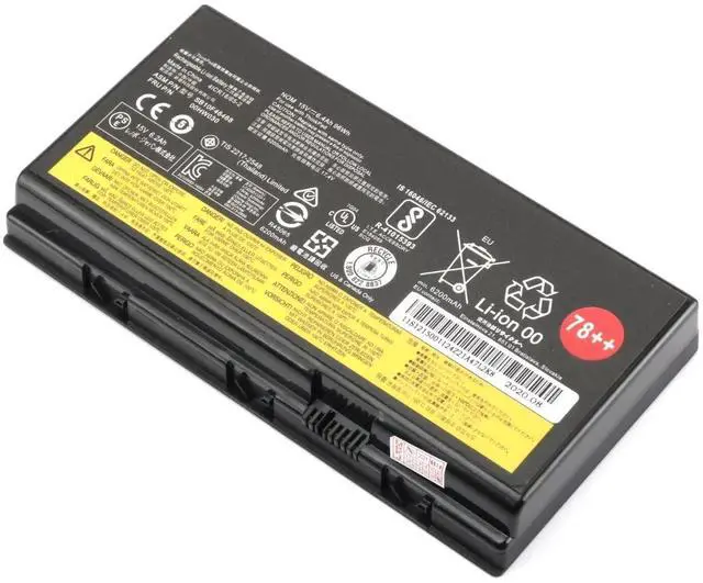 Alt view image 2 of 4 - Tronovia  01AV451 15V 96WH 00HW030 SB10F46468 Battery for Lenovo ThinkPad P70 P71 78++
