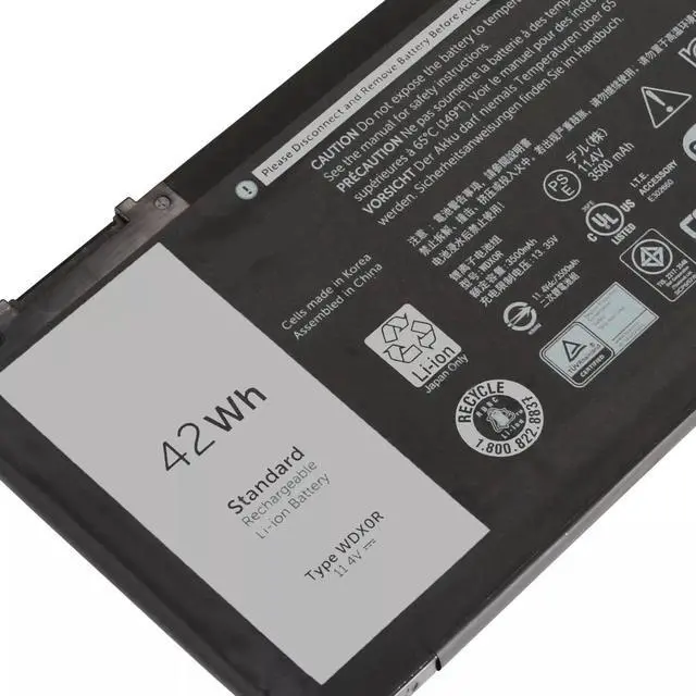 Alt view image 4 of 5 - Tronovia 42Wh WDX0R WDXOR Laptop Battery for Dell Latitude 3480 3580 3189 3379 Inspiron 15 5565 5567 5568 5578 5579 7560 7570 7573 7579 7580 7569 Vostro 5 468 5568