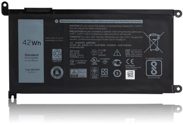 Main image of Tronovia 42Wh WDX0R WDXOR Laptop Battery for Dell Latitude 3480 3580 3189 3379 Inspiron 15 5565 5567 5568 5578 5579 7560 7570 7573 7579 7580 7569 Vostro 5 468 5568