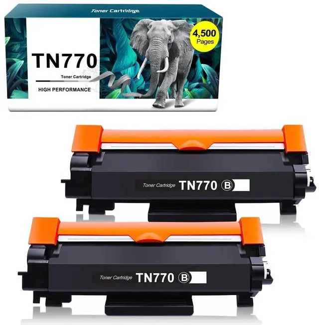 Main image of Tronovia 2Pc TN770 Black Toner Cartridge compatible for Brother HL-L2350DW MFC-L2730DW
