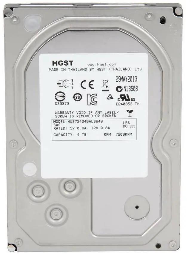 Main image of HGST Ultrastar HUS724040ALS640 7K4000 3.9TB Internal 7200RPM 3.5" (0B26885) HDD