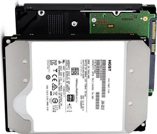 Alt view image 4 of 4 - HGST HUH721010AL4200 10TB, SAS, 3.5" Internal Hard Drive