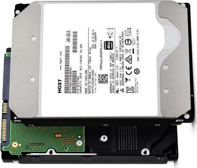 Alt view image 3 of 4 - HGST HUH721010AL4200 10TB, SAS, 3.5" Internal Hard Drive
