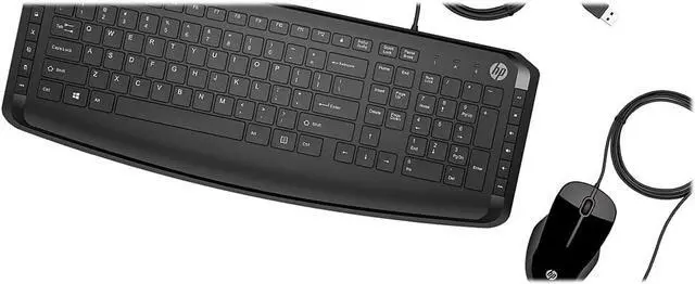 Alt view image 3 of 4 - HP Pavilion Wired Keyboard & Mouse 200  Full-size keyboard with numeric keypad, enhanced F1-F12 & 12 hotkeys, 1600 DPI mouse, USB-A plug-and-play, Windows compatible, black (9DF28AA#ABL)