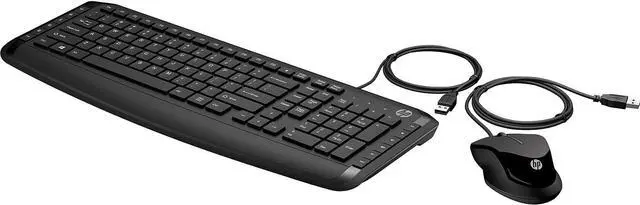 Alt view image 4 of 4 - HP Pavilion Wired Keyboard & Mouse 200  Full-size keyboard with numeric keypad, enhanced F1-F12 & 12 hotkeys, 1600 DPI mouse, USB-A plug-and-play, Windows compatible, black (9DF28AA#ABL)