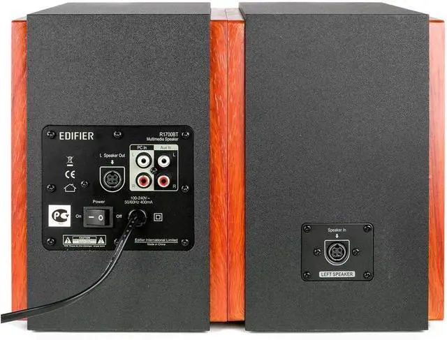 Alt view image 2 of 4 - Edifier Amplified Bluetooth Bookshelf Speakers  2.0 powered active system with 66W RMS output. Wooden enclosure delivers rich, clear audio for music, movies & home entertainment