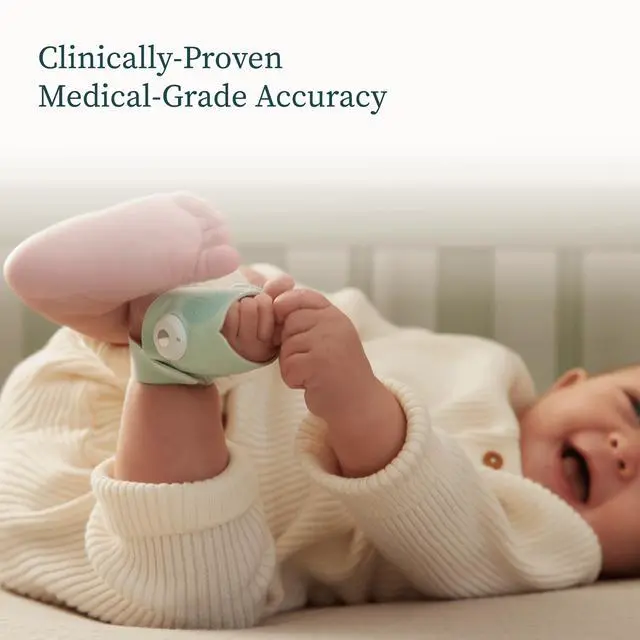 Alt view image 6 of 6 - Owlet Dream Sock- FDA-Cleared Smart Baby Monitor with Live Health Readings & Notifications - Mint