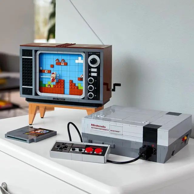 Alt view image 7 of 7 - LEGO Super Mario Nintendo Entertainment System 71374