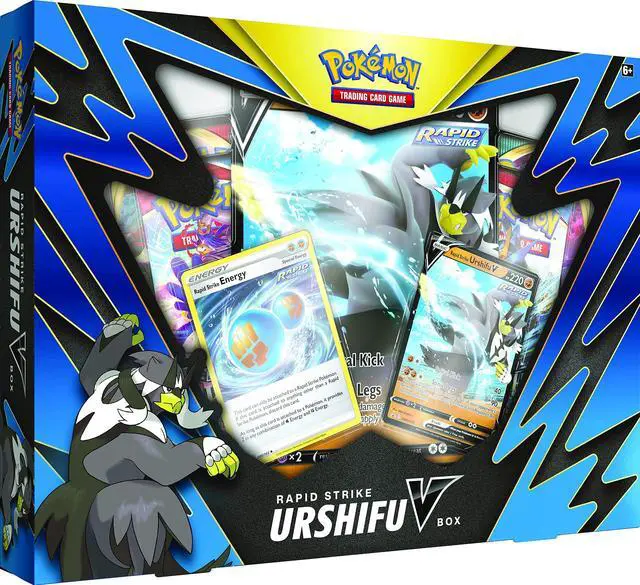 Alt view image 3 of 3 - Pokemon TCG: Single/Rapid Strike Urshifu V Box