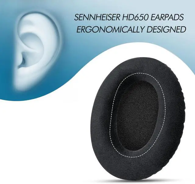 Alt view image 4 of 5 - 2X Earpad Cushion For Sennheiser Game Zero HD380PRO PXC450 PXC350 PC350 PC360 Headphones gaming headset ear pads velour earmuff