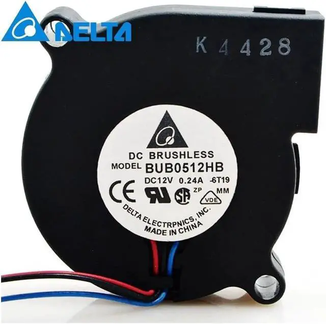 Main image of Delta BUB0512HB Double Ball Bearing Fan Blower Cooling Fan 5015 Centrifugal Fan