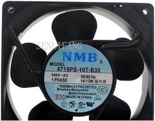 Main image of 4715PS-10T-B30 E06 Server Square Cooling Fan AC 100V 15W 120x120x38mm 2-wire