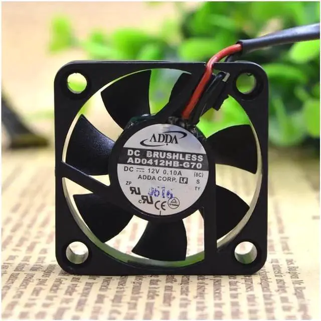 Alt view image 5 of 5 - AD0412HB-G70 12V 0.10A 4cm 4010 Double Ball Super Silent Fan