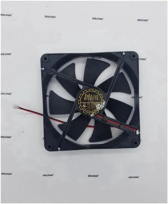 Main image of NEW For Yate Loon Fan D14SH-12 DC 12V 0.70A 140x140x25mm 2-Wire Server Cooler Fan