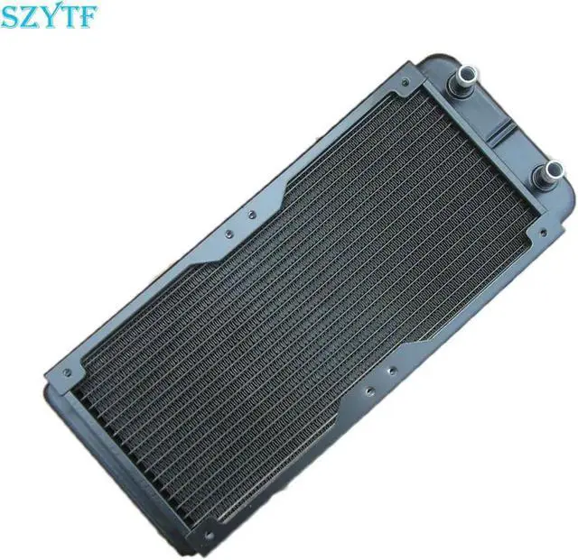 Main image of 240mm 18/10 Tube Straight G1/4 Thread Water Cooling Radiator Heat Exchanger Computer PC Water Cooler System CPU Heat Sink