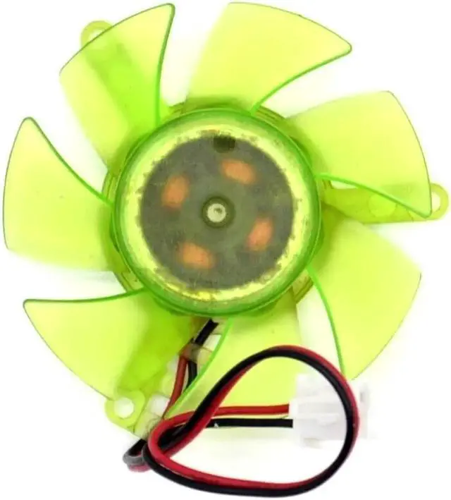 Alt view image 3 of 3 - 1pcs video card fan 12V 0.2A PLD05010S12H video card fan graphics card fan blade diameter 45mm hole distance 39mm