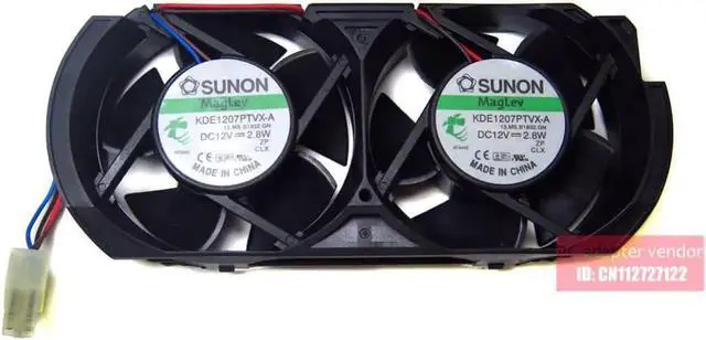 Alt view image 5 of 6 - The new chassis fan FOR XBOX 360 consoles host dual fan cooling enhanced cooling