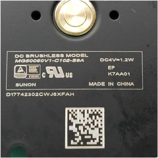 Alt view image 3 of 3 - NEW FAN COOLER FOR Apple TV TV4 TV5 4K A1842 MG50050V1-C102-S9A fan cooler radiator D17836208WYJ6XFAA 4V 1.2W