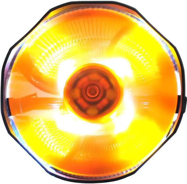 Alt view image 6 of 6 - E121M CPU Cooler 120mm Orange LED 4pin PWM Cooling Fan silent Fan For AMD AM3 Intel 775 1155 1156 Computer Radiator